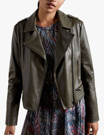 ted baker janeal leather jacket