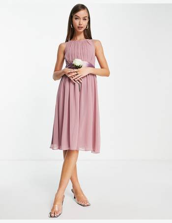 women's dusty pink dress