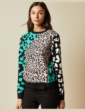 ted baker leopard cardigan