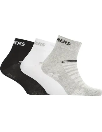 Skechers ONLINE GIRLS VENTILATION SOCKS 6 PACK - Socks - fog melange/grey 