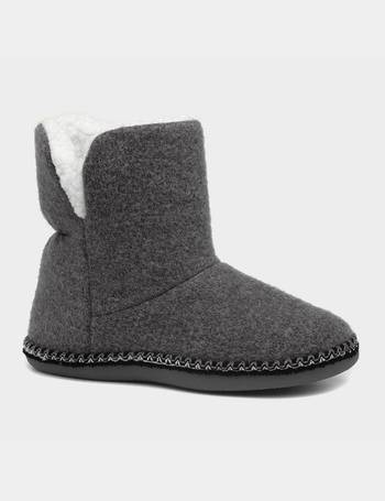 shoe zone ladies slipper boots