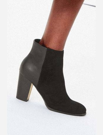 oasis black ankle boots