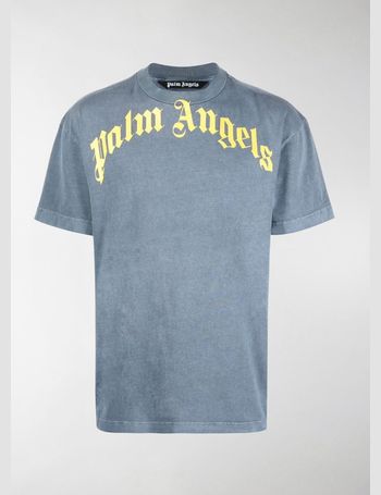 Shop Men S Palm Angels Logo T Shirts Up To 50 Off Dealdoodle