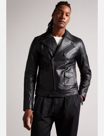 ted baker cargo leather jacket