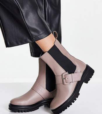 dune wide leg boots