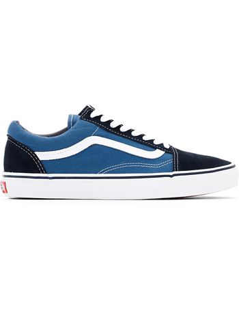 suede canvas old skool v blue