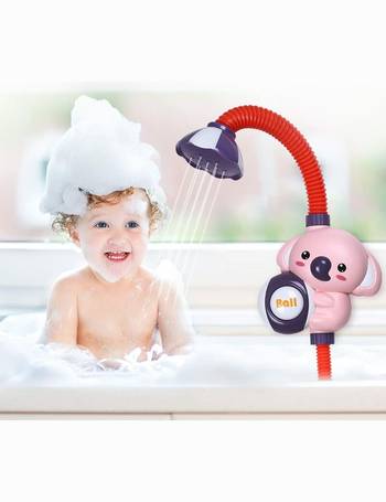 Koala Bath Shower Toy For Kids Battery Operated Water Squirt Shower Faucet  Bathtub Water Pump Sprinkler Shower Pool Bathroom Toy For Baby Toddler Infa