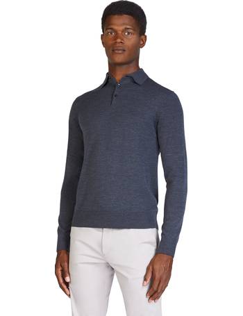 tm lewin long sleeve polo