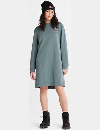 Dungaree Dress for Women in Green