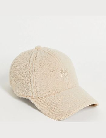 new era beige teddy cap