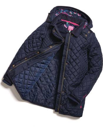 Joules girls store quilted jacket