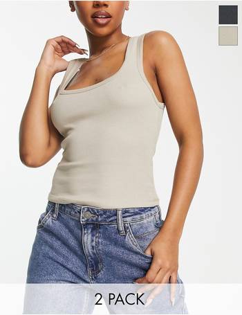 Shop Bershka Women's Cropped Vests up to 65% Off
