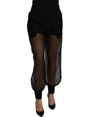 DOLCE AND GABBANA Sheer Dg Leggings