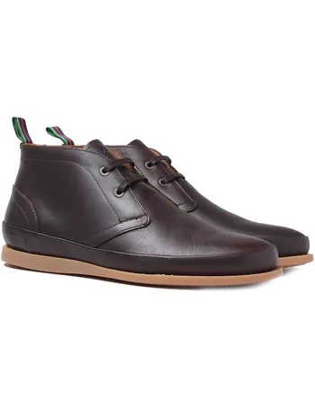 paul smith black chukka boots