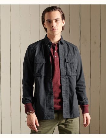superdry core military patched moletom com capuz