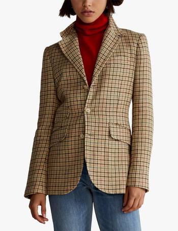 ralph lauren herringbone tweed blazer