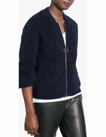 hush knitted bomber