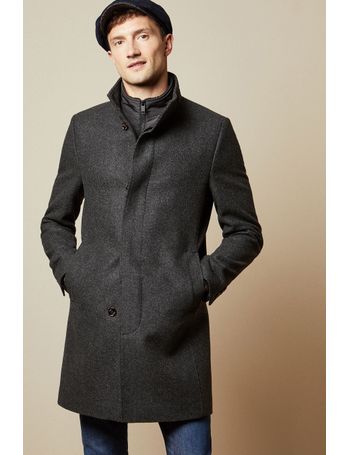 ted baker margate funnel neck coat