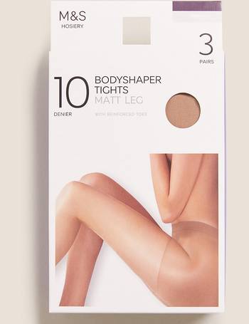 2 Pack 15 Denier Body Shaper Tights, M&S Collection