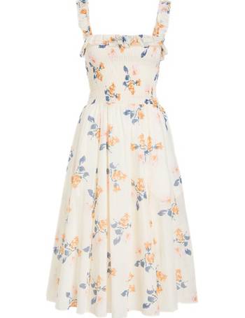 ralph lauren floral fit and flare dress