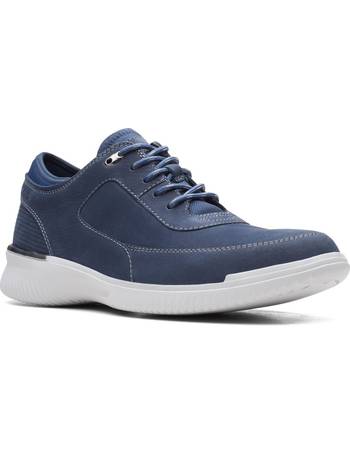 clarks wide fit mens trainers