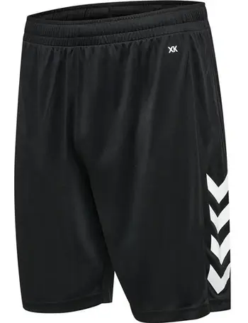 Hummel regular fit sweat shorts with logo in blue