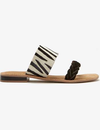 mint velvet leopard flip flops
