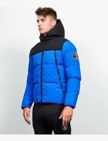 malvini tape full zip hooded puffer jacket