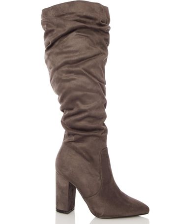 Shop Debenhams Women's Wide Fit Knee High Boots up to 70% Off | DealDoodle