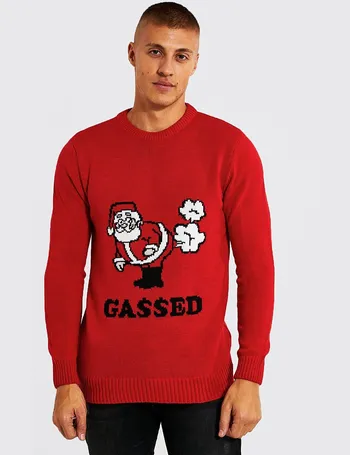 boohoo mens christmas jumper