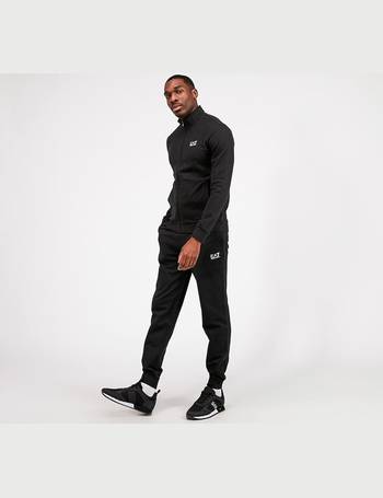 ea7 7 lines fleece tracksuit