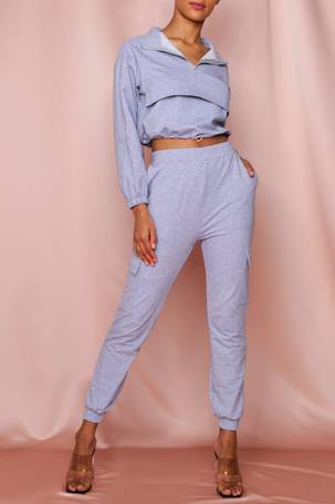 Misspap grey online joggers