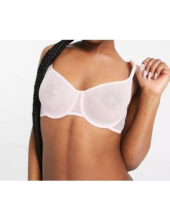DKNY Intimates Glisten And Gloss Unlined Demi Bra In Beige-Neutral