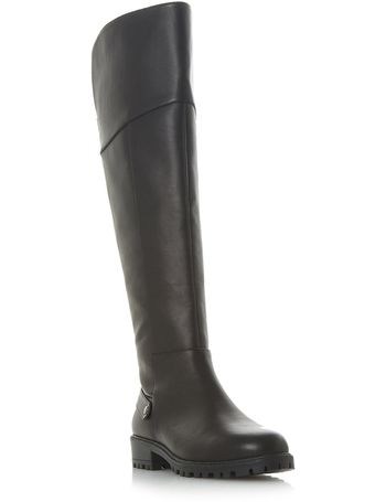 dune black riding boots