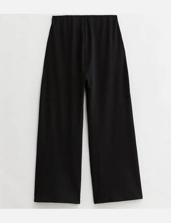 Shop New Look Women's Ribbed Wide Leg Trousers up to 70% Off