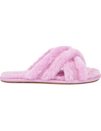 pink ugg open toe slippers