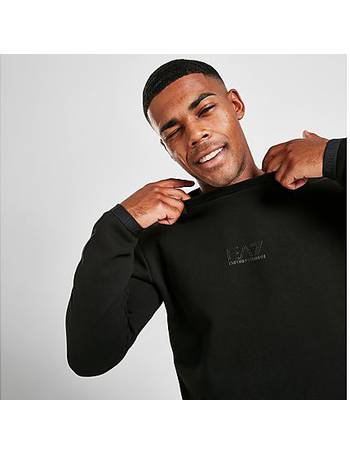 Emporio armani ea7 tape crew clearance sweatshirt