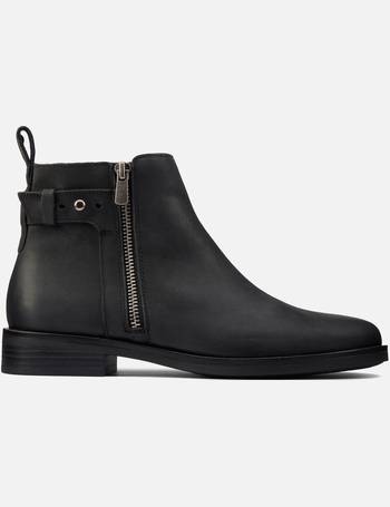 clarks womens flat ankle boots