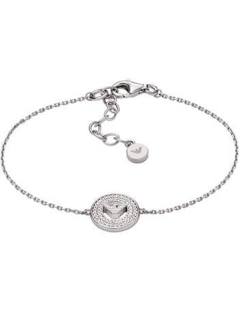 Shop Emporio Armani Women's Silver Bracelets up to 50% Off