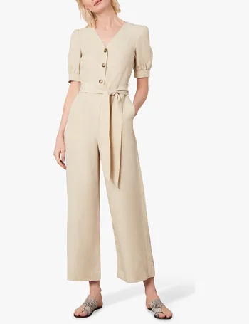 Jaeger linen jumpsuit online