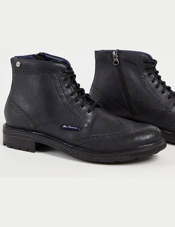 Ben sherman clearance boots black