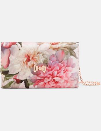 ted baker pale pink clutch bag