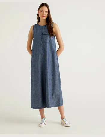 benetton denim dress