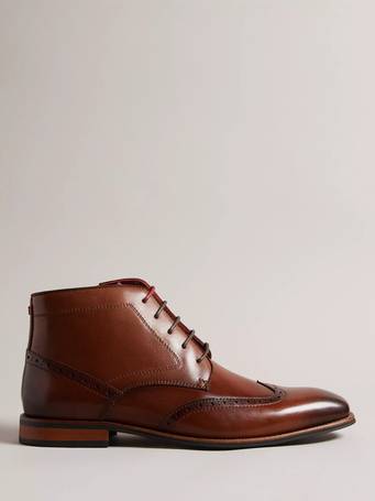 Hjenno brogue ankle outlet boots