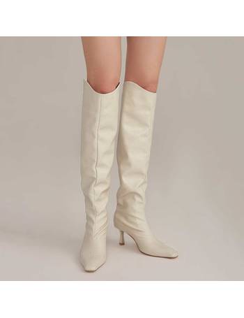 beige boots shein