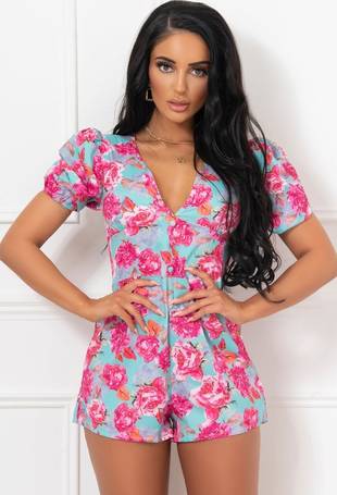 pink boutique playsuits