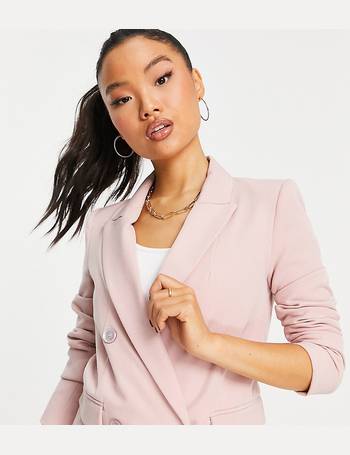 zweireihiger blazer in Pink Miss Selfridge Synthetik Damen Jacken 