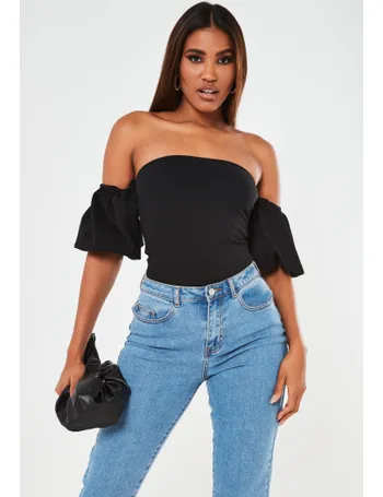 missguided puff sleeve bodysuit