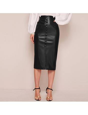 black midi skirt amazon