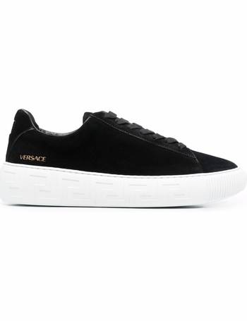 Versace Chain Reaction Suede Trim Sneakers - Farfetch